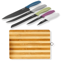 5pc Knife Set and Board Set